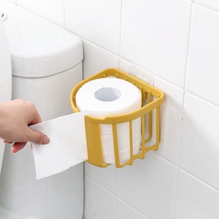 Giỏ Nhựa Dán Tường Đựng Giấy Vệ Sinh 3380 - Giỏ Đựng Đồ Trong Phòng Tắm Cam HomeWare