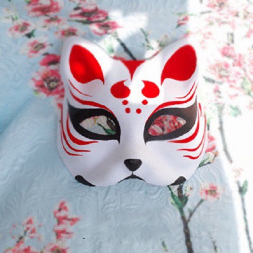 Mặt nạ mèo vẽ_02 (Mask fox-cosplay) | Shopee Việt Nam