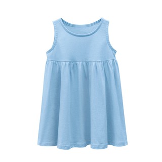 (27hom kids) Váy thun bé gái, đầm suông trẻ em hàng chính hãng** Maruka Fashion