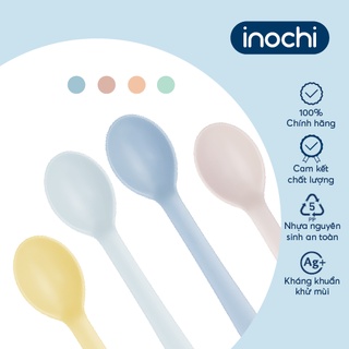 Bộ Thìa Ăn & Tập Ăn Inochi Amori Cho Bé: An Toàn,Tiện Lợi,Thiết Kế Bo Tròn
