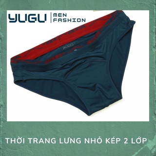 Quần lót nam thun lạnh cao cấp JACKIES Bn04 -YUGU- Quần sịp nam tam giác 40kg-90kg chính hãng Việt Nam, 1 chiếc, che tên