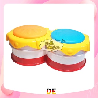 Đàn Nhạc Cho Bé 2in1 – Piano Kết Hợp Trống Tay, Nhạc Tiếng Anh, Âm Thanh & Đèn Nhấp Nháy