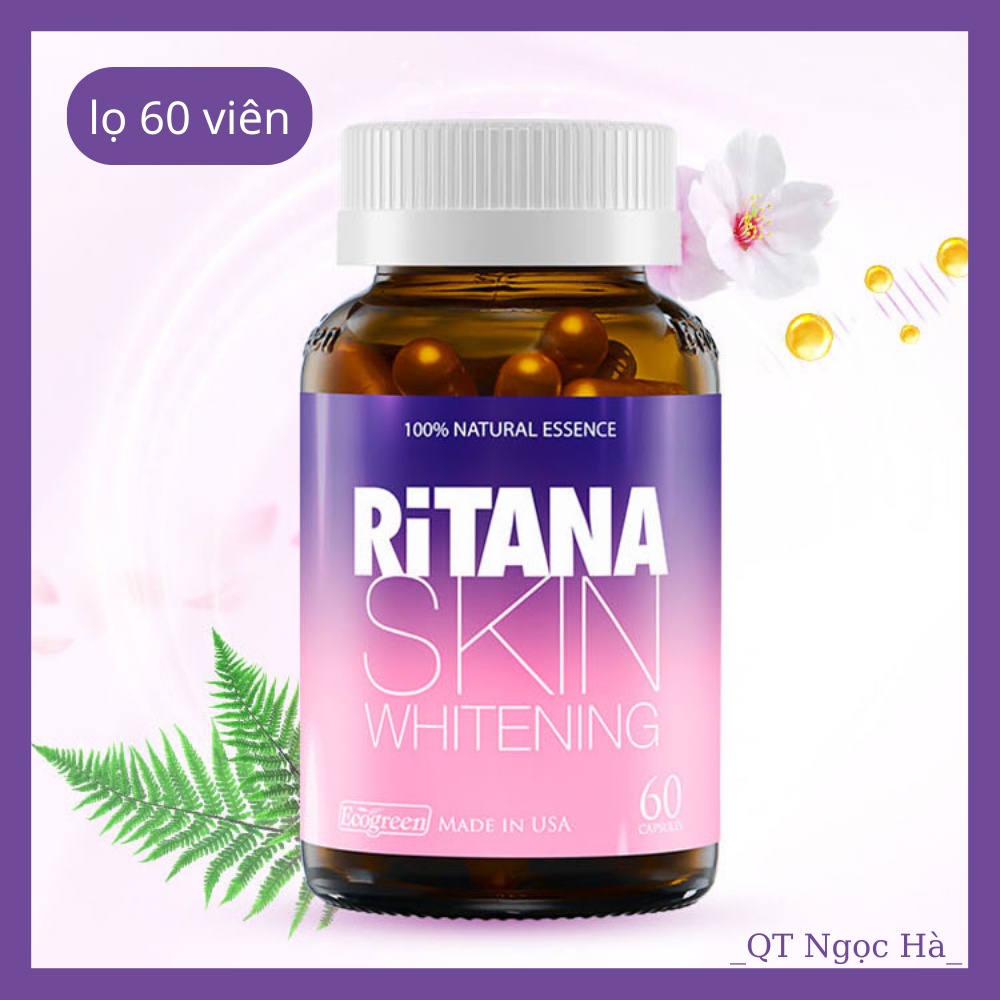 Vi n u ng tr ng da Ritana Skin Whitening Gi p da tr ng s ng M