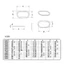 Yoo 2 Chiếc Hình Bầu Dục Bass Màng Cao Su Loa Tấm Tản Nhiệt Thụ Động Phụ Trợ Bass Rung Tấm 2040-6090
