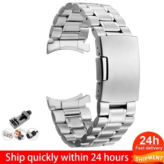 Dây Đeo Thay Thế Bằng Thép Không Gỉ Cho Đồng Hồ Thông Minh 16 / 18 / 20 / 22 / 24mm