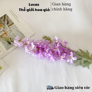 Hoa giả - Hoa phi yến Lucas 70cm nhiều màu sắc trang trí đẹp, thanh mát