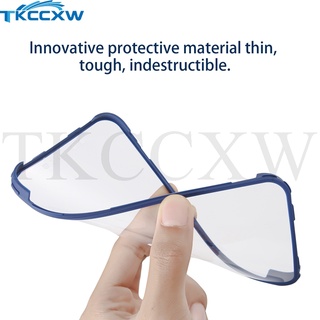 Ốp điện thoại acrylic mềm mỏng 2 mặt bảo vệ 360 độ thích hợp cho iPhone 7 8 plus xs max xr x 11 pro max