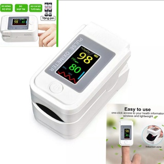 (XẢ HÀNG) Máy đo nồng độ oxy trong máu spO2 và nhịp tim loại tốt - Hàng chính hãng