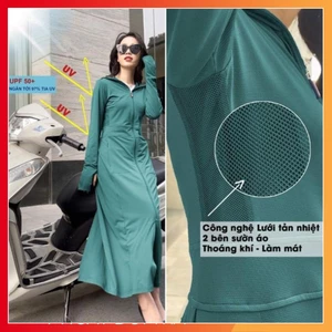 Áo Chống Nắng Thông Hơi Toàn Thân Nữ-Chống Tia UV-Chống Nắng Tuyệt Đối