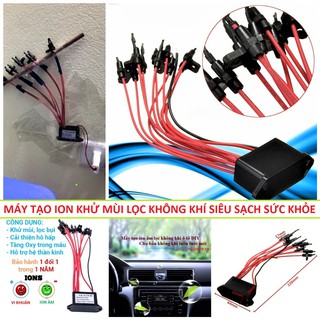 MÁY TẠO ION 10 RÂU LỌC KHÔNG KHÍ KHỬ MÙI SIÊU SẠCH CHO Ô TÔ VÀ GIA ĐÌNH LOẠI XỊN