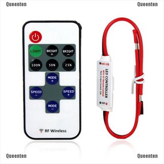 ★Hoàng hậu★Bộ điều khiển từ xa không dây 12V RF Bộ điều chỉnh độ sáng cho dải đèn LED Mới