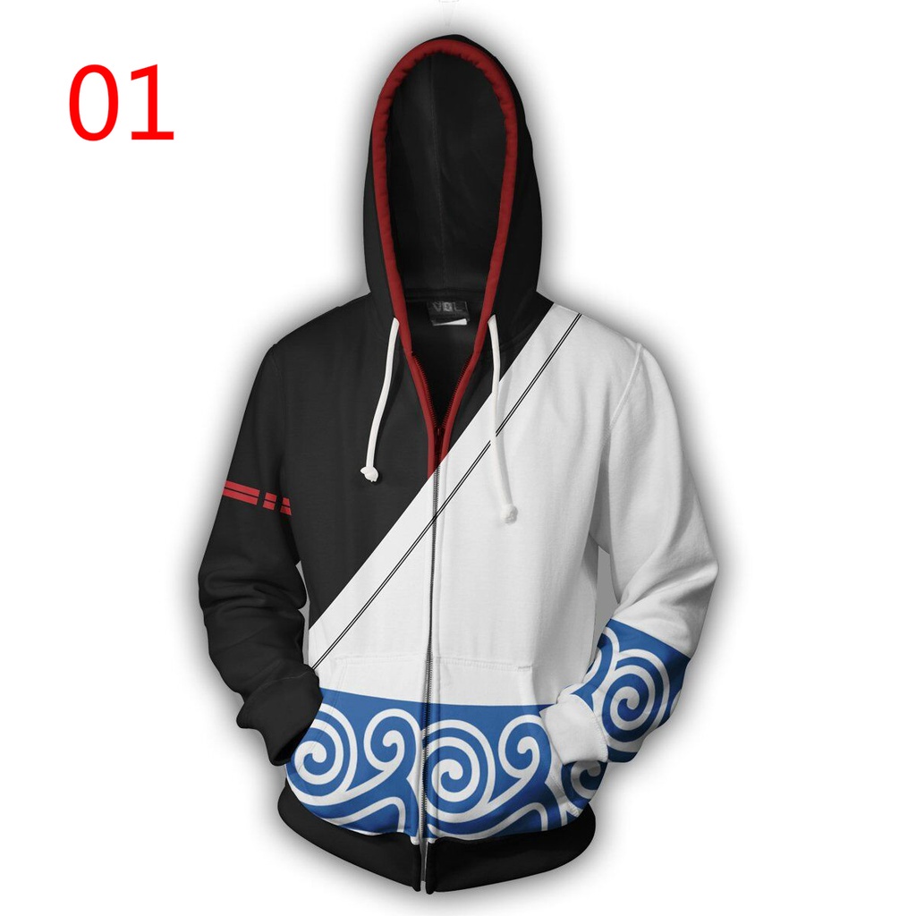 GINTAMA Sakata Gintoki hoodie với thiết kế in 3D - Áo khoác ngoài