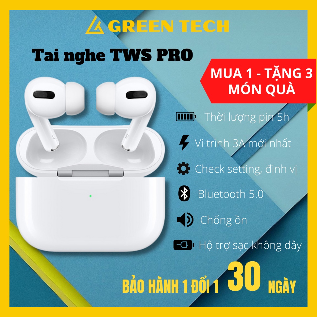 Tai nghe bluetooth không dây Pro GreenTech GT001 vi trình 3A mới nhất ...