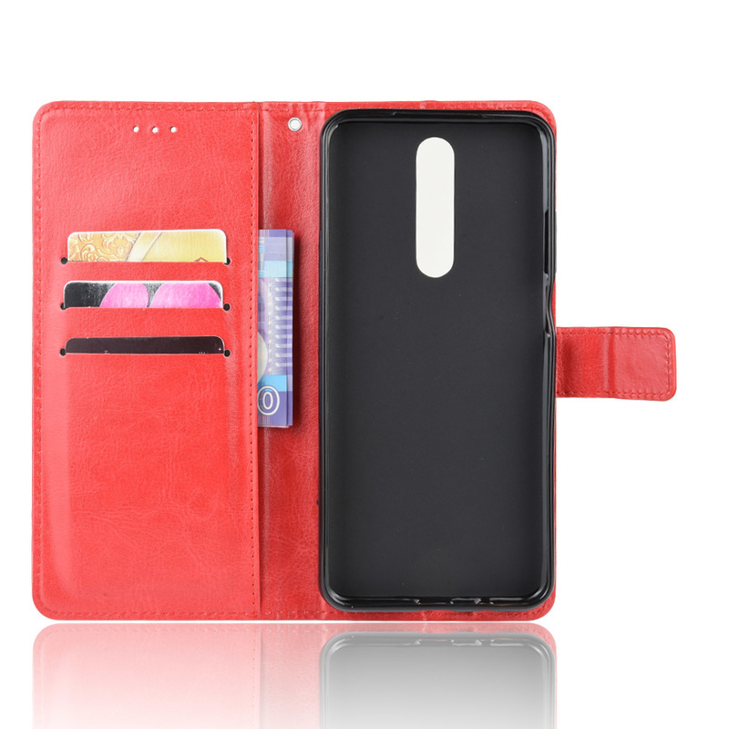For Redmi K30 5G K20 Pro Zoom 8 8A Support holder Flip Leather Case Wallet Phone Cover