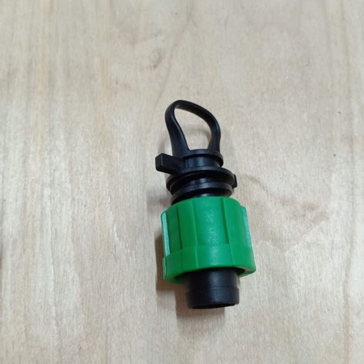 Bịch 100 Bịt ống nhỏ giọt dẹp 16mm, đầu bít cuối đường ống tưới nhỏ giọt
