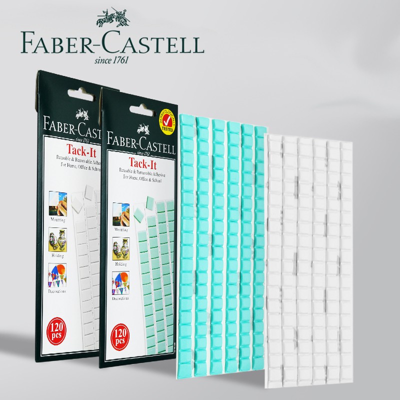 Faber-Castell Tack-it Reusable Adhesive Putty 90 / 120 Pcs Set