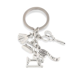 Mới Móc Khóa Hình Cây Kéo Đo Lường May Vá diy