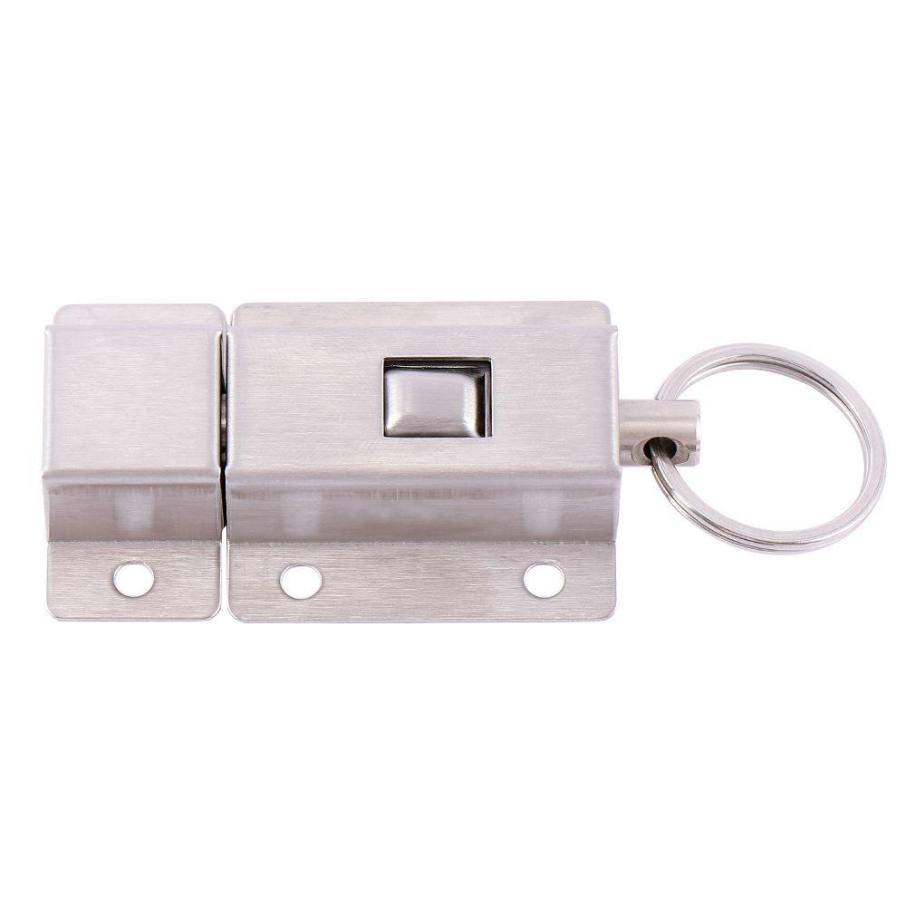 JUNYUE88US Phần cứng cửa lò xo Cửa bền có nút trượt Bu lông cửa