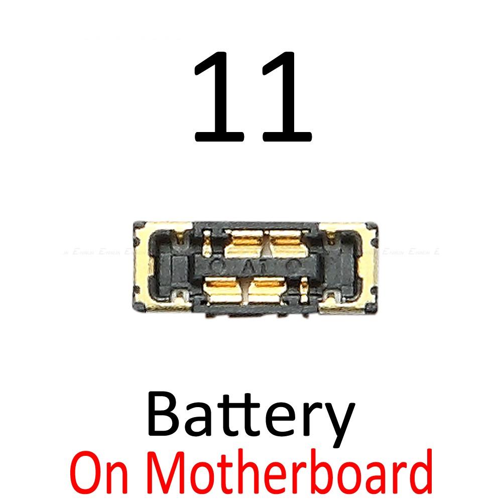 Đầu nối pin FPC nội tuyến Giá đỡ liên lạc tương thích cho IP 13 12 mini 12 11 Pro Max On Logic Bo mạch chủ Cáp mềm thay thế các bộ phận