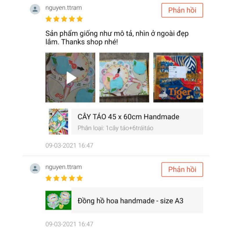 CÂY TÁO 45 x 60cm + 6 quả táo (Đồ Dùng Dạy Học MIKI)