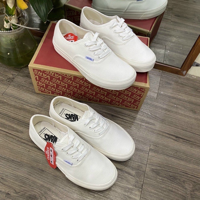 Vans classic cheap trắng