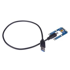 Dreamall Bộ Mở Rộng USB 3.0 PCI-E Express 1x To16x Bộ Chuyển Đổi Thẻ, Nguồn SATA 6Pin -Intl