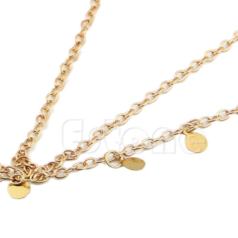 Wellb Bohemian Thời Trang Nữ Kim Loại Cho Dây Xích Đầu Trang Sức Băng Đô Cho Đầu Tóc