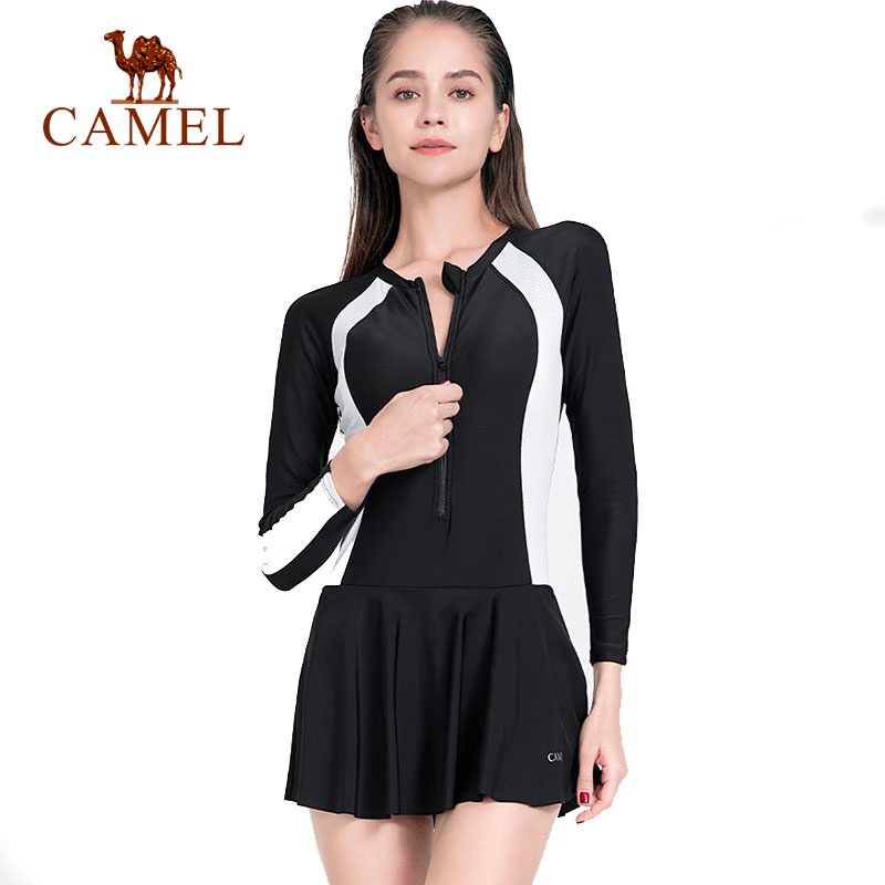 Ảnh Đồ bơi CAMEL CROWN liền một mảnh ôm dáng che bụng thời trang mùa xuân dành cho nữ 2