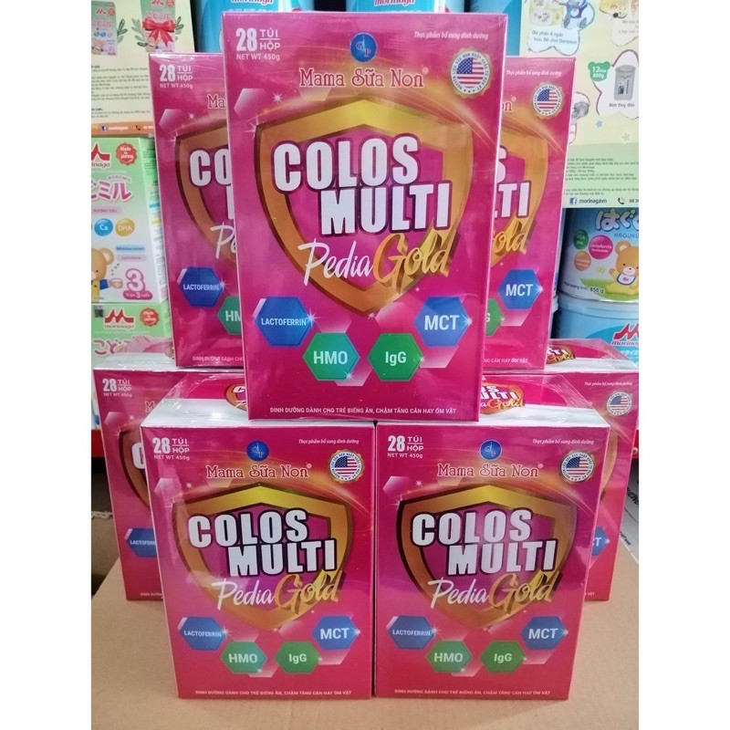 Mẫu Mới) Mama Sữa Non Colos Multi Pedia Gold Hộp 450G | Shopee Việt Nam