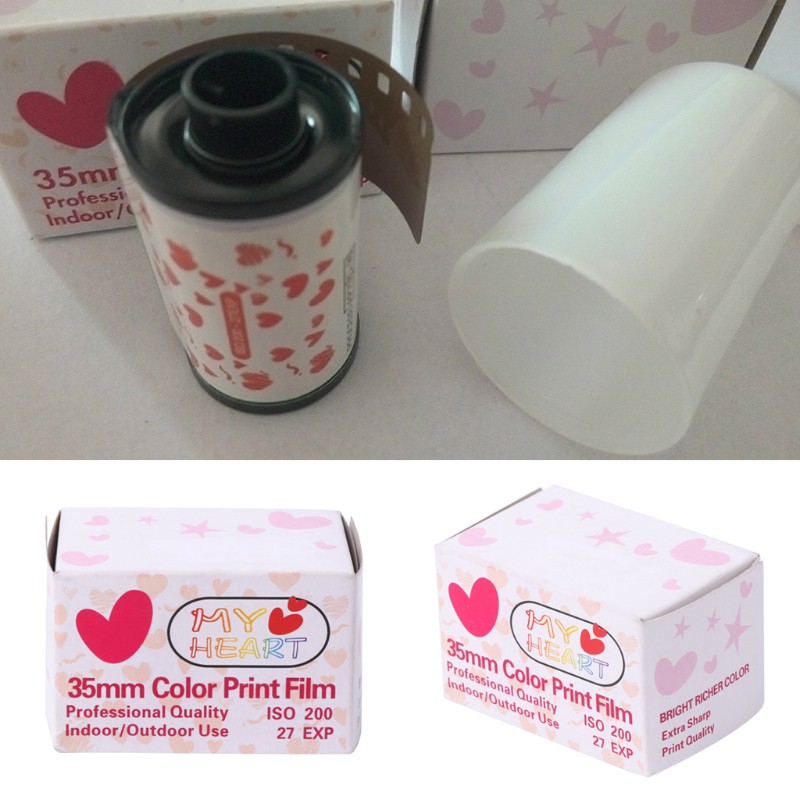 Phim ảnh 35mm họa tiết dễ thương chuyên dụng cho máy ảnh Lomo Holga