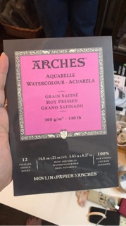 Sổ - Giấy vẽ ARCHES AQUARELLE vẽ màu nước, 185gsm/ 300gsm, thành phần 100% cotton