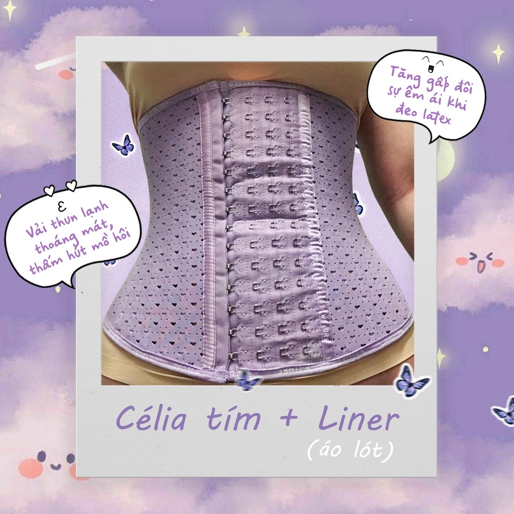 Ảnh Áo Lót Liner Corset Mặc Bên Trong Gen Nịt Bụng Latex WSTORE Thấm Hút Mồ Hôi, Chống Hằn Ngứa Da - Latex by W.Store 2