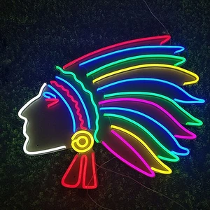 Đèn Led Neon Sign trang trí giá rẻ hình thổ dân