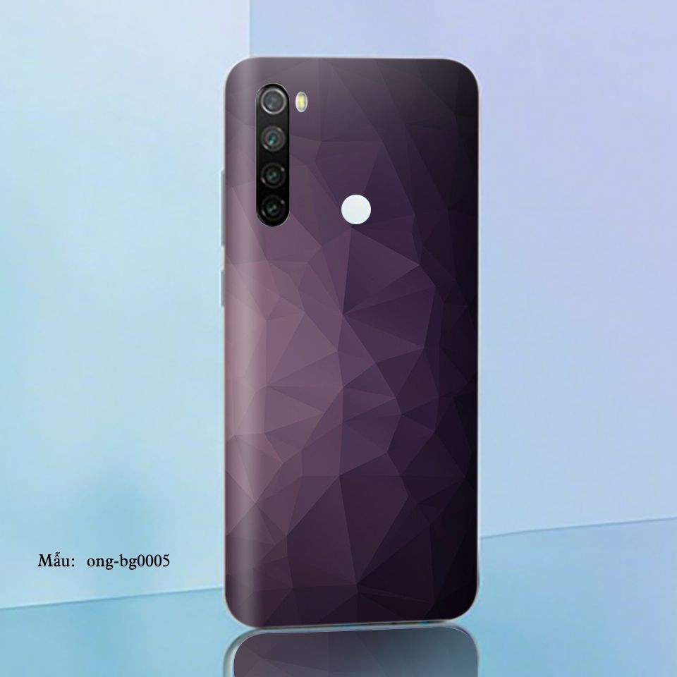 Miếng dán skin cho các dòng điện thoại Xiaomi Mi6 - Mi7 - Mi8 - Mi9 in hình vân kim cương nhiều màu sắc cực đẹp