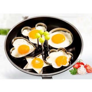 Khuôn inox tạo hình trứng, bánh rán