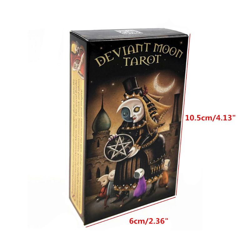 Bộ bài tarot Deviant Moon 78 lá hoàn toàn bằng tiếng anh dành cho gia đình