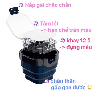 Xô / Ống rửa cọ đa năng có thể gấp gọn 🐻💕 màu sắc giao ngẫu nhiên