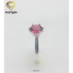 Nhẫn bạc 925 Huệ Ngân - 6 chấu trơn 7 li RR1579 — ảnh 7
