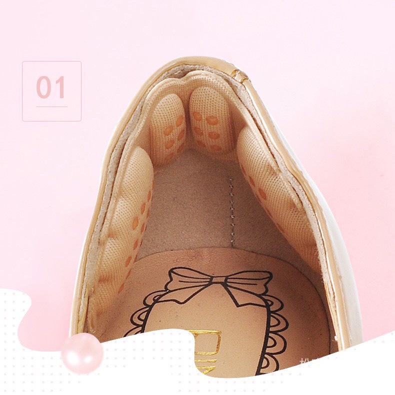 Lót giày chống rớt gót, silicon bám chân, mặt sau có keo dán SHOECARE C10 - 1