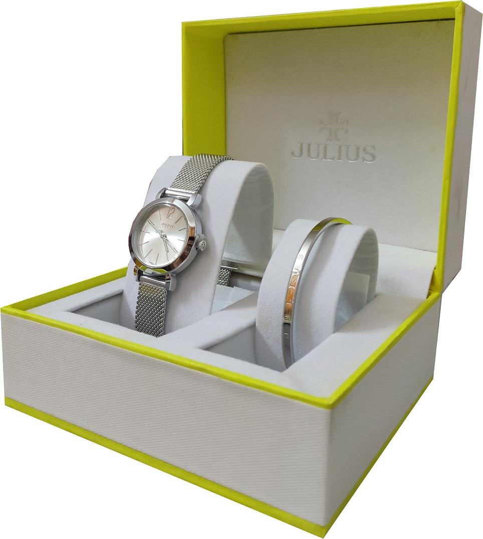 Mô tả Combo Đồng hồ nữ Julius Ja-732 + vòng tay Julius | Julius Official - 2