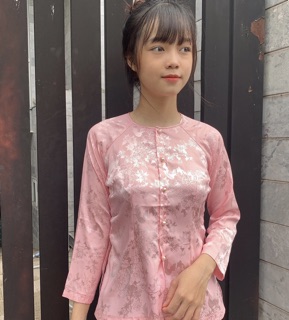 Bà Ba Gấm Cao Cấp # Quần Đen # Jacket Top Kem Dress Women