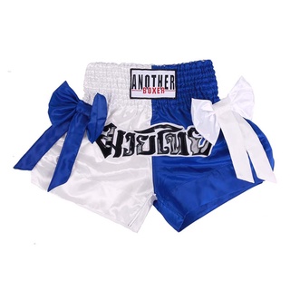 Thaiboxing Quần Short Bé Trai Bé Gái Nam Nữ Chuyên Nghiệp Chiến Đấu Thái Quần Thiết Kế Chất Lượng Bowtie Kickbox Ngắn Boxeo Size XS-XXXL