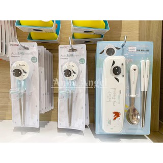 Muỗng-Đũa tập ăn cho bé cao cấp STENLOCK (Chính hãng Hàn Quốc)