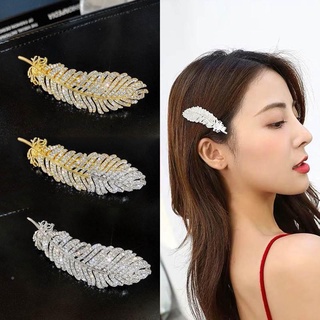 Kẹp Tóc Đính Đá Thiết Kế Đơn Giản Thời Trang Theo Phong Cách Hàn Quốc