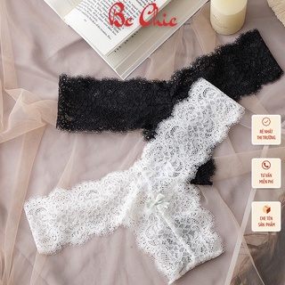 Quần Lọt Khe Nữ , Quần Lót Lọt Khe Sexy Ren Lọt Khe cao cấp cạp chữ Y sexy gợi cảm  BC_CHIC LINGERIE
