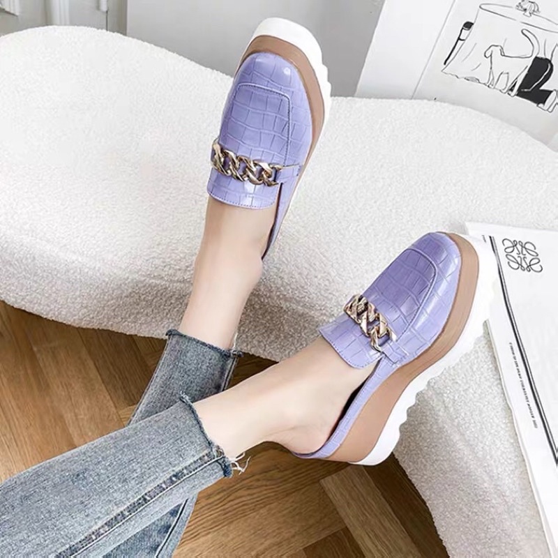 Giày sục đế cao nữ