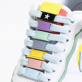 Set 2 Khóa Dây Giày sneaker Bằng Kim Loại Thời Trang Và Phù Hợp Với Mọi Loại Dây Giày