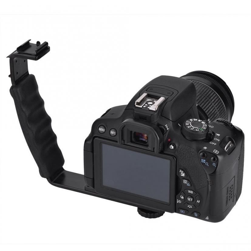Khung hợp kim nhôm chữ L cho đèn flash máy ảnh