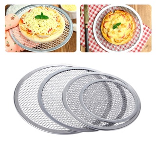 Vỉ nướng bánh pizza hình tròn bằng nhôm dạng lưới chuyên dùng cho nhà bếp