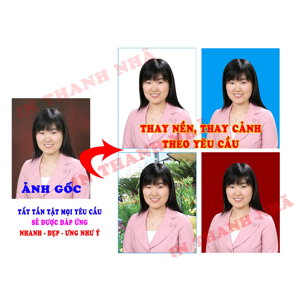 phí THIẾT KẾ THEO YÊU CẦU RIÊNG - thay nền, ghép cảnh, chỉnh sửa ảnh, thiết kế, thêm chữ, xóa chữ